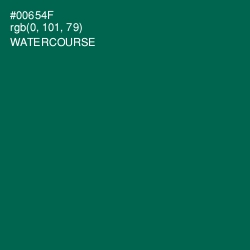 #00654F - Watercourse Color Image