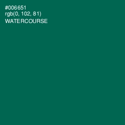 #006651 - Watercourse Color Image