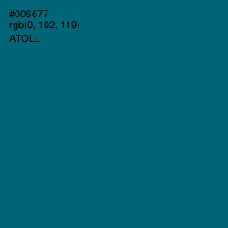 #006677 - Atoll Color Image