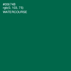 #00674B - Watercourse Color Image