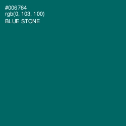 #006764 - Blue Stone Color Image