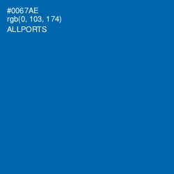 #0067AE - Allports Color Image