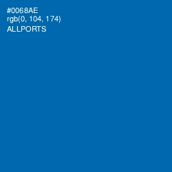 #0068AE - Allports Color Image