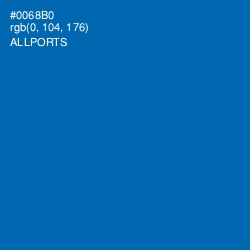 #0068B0 - Allports Color Image