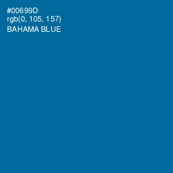 #00699D - Bahama Blue Color Image