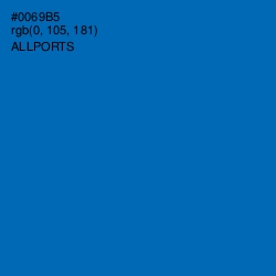 #0069B5 - Allports Color Image