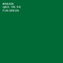 #006A36 - Fun Green Color Image