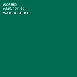 #006B50 - Watercourse Color Image