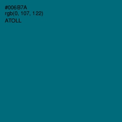 #006B7A - Atoll Color Image