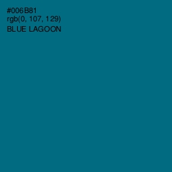 #006B81 - Blue Lagoon Color Image