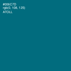 #006C7D - Atoll Color Image