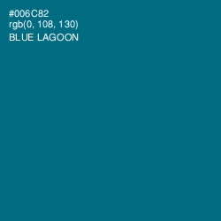 #006C82 - Blue Lagoon Color Image