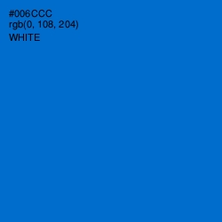 #006CCC - Science Blue Color Image