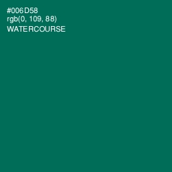 #006D58 - Watercourse Color Image