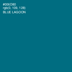 #006D80 - Blue Lagoon Color Image