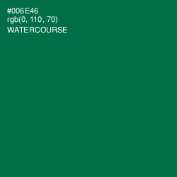 #006E46 - Watercourse Color Image