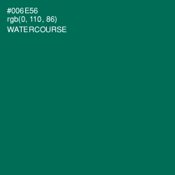#006E56 - Watercourse Color Image