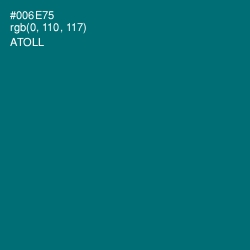 #006E75 - Atoll Color Image