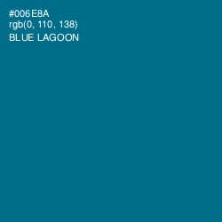 #006E8A - Blue Lagoon Color Image