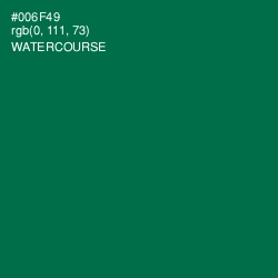 #006F49 - Watercourse Color Image