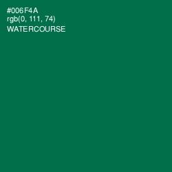 #006F4A - Watercourse Color Image