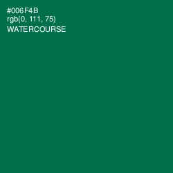 #006F4B - Watercourse Color Image