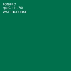 #006F4C - Watercourse Color Image