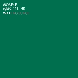 #006F4E - Watercourse Color Image