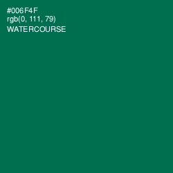 #006F4F - Watercourse Color Image