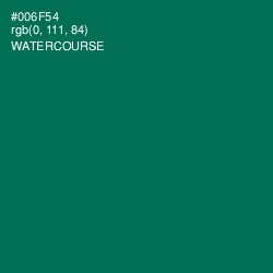 #006F54 - Watercourse Color Image