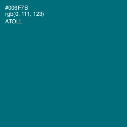 #006F7B - Atoll Color Image