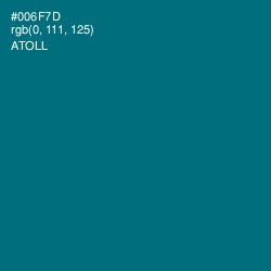 #006F7D - Atoll Color Image