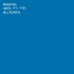 #006FAC - Allports Color Image