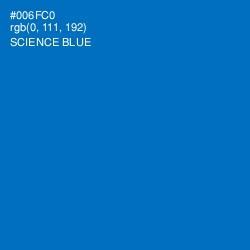 #006FC0 - Science Blue Color Image