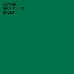 #007049 - Salem Color Image