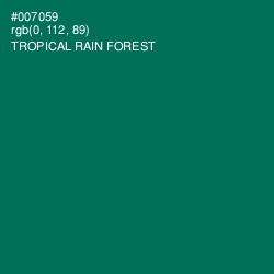 #007059 - Tropical Rain Forest Color Image