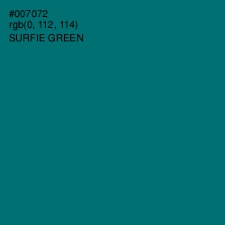 #007072 - Surfie Green Color Image