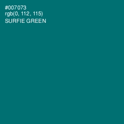 #007073 - Surfie Green Color Image