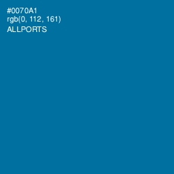#0070A1 - Allports Color Image