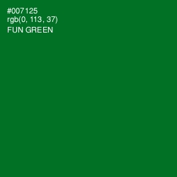 #007125 - Fun Green Color Image
