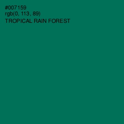 #007159 - Tropical Rain Forest Color Image