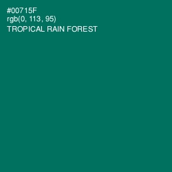 #00715F - Tropical Rain Forest Color Image