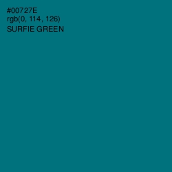 #00727E - Surfie Green Color Image