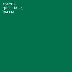 #00734E - Salem Color Image