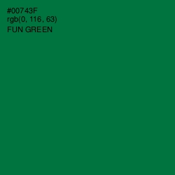 #00743F - Fun Green Color Image