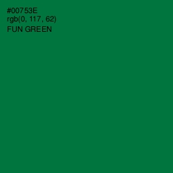 #00753E - Fun Green Color Image