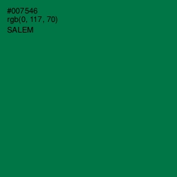 #007546 - Salem Color Image