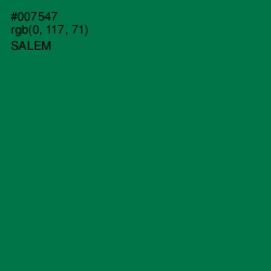 #007547 - Salem Color Image