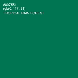 #007551 - Tropical Rain Forest Color Image