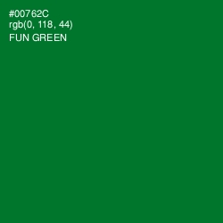 #00762C - Fun Green Color Image